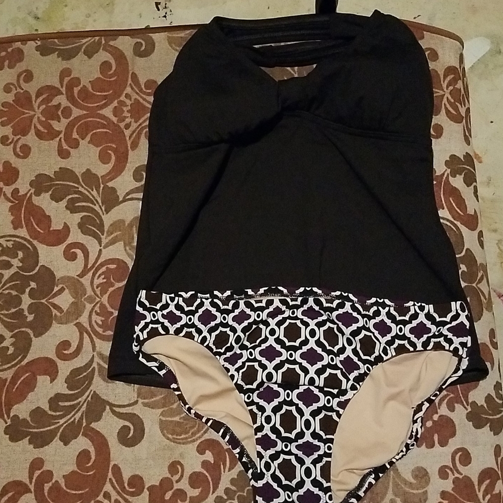 2 piece halter tankini